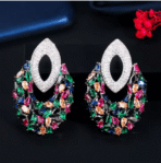 ⁦Zirconia Claw Necklace Set⁩ - الصورة ⁦2⁩